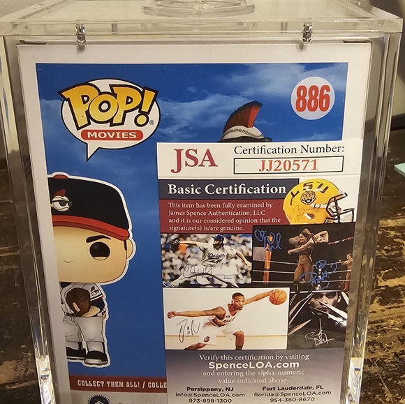 Autographed Wild Thing and Jake Taylor Funko Pop Major League Movie - Picture 8 of 11